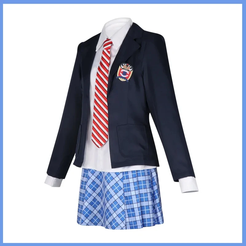 

s;3'c\5/b'Anime BanG Dream! Tamade Chiyu Cosplay Costume Japan South Korea JK School Uniform Coat Skirt Wig Woman Kawa3'f,6\b;8/