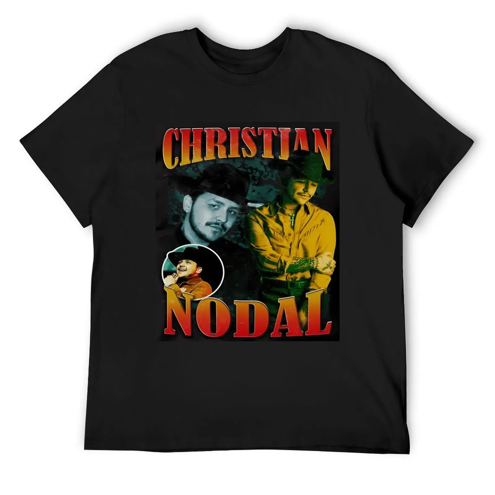 

Christian Nodal T-Shirt summer top sports fans hippie clothes t shirts for men graphic