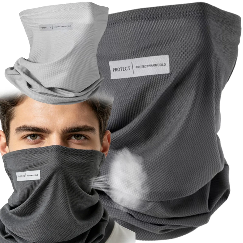 Outdoor Fishing Magic Scarf Neck Warmer Summer Ice Silk Cycling Face Mask Unisex Breathable Sun Protection Ice Silk Scarf