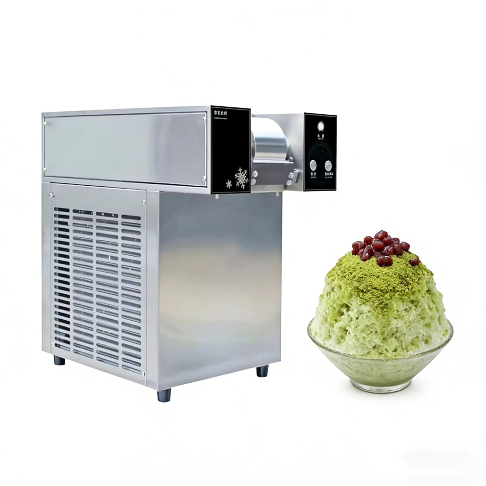 

Commercial Snowflake Ice Machine,Milk Snow Ice Maker For Bingsu, 304 Stainless Steel Roller, Technology CE Certified 150kg/24h