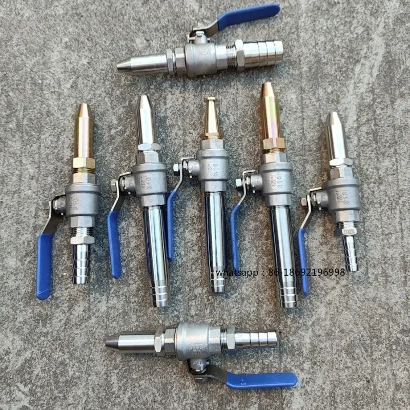 Mixer Truck Accessories Car Wash Water Gun, Cement Concrete Tanker Nozzle Thickened Copper High Pressure Water Gun Head