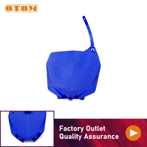 Imagen 1 del producto OTOM-placa de matrícula delantera de motocicleta, cubierta de plástico para YAMAHA YZ250F 2010-2013, Dirt Bike Motocross Enduro, Panel de soporte de carenado