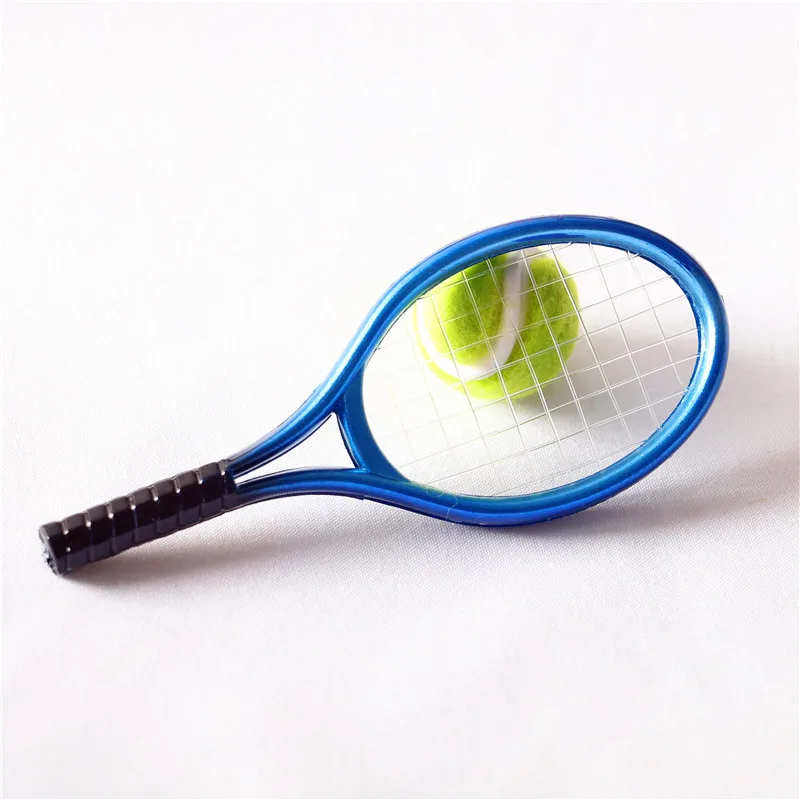 Mini Tennis Rack Dollhouse Tennis Ball Tennis Sets Miniature Sports Simulation Sports Model Accessories Decoration Home Decor - Image 6