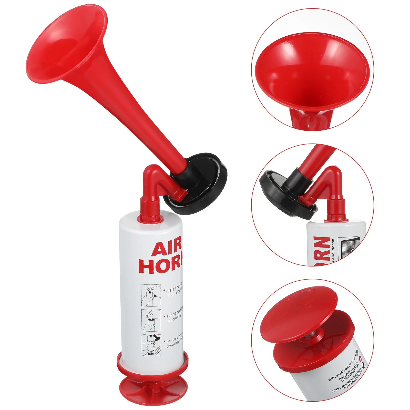 

1pcs Horn for Sports Events Loud Sound Cheering Prop Metal Noisemaker Fans Horn Hand Trumpet Soccer Party Favors
