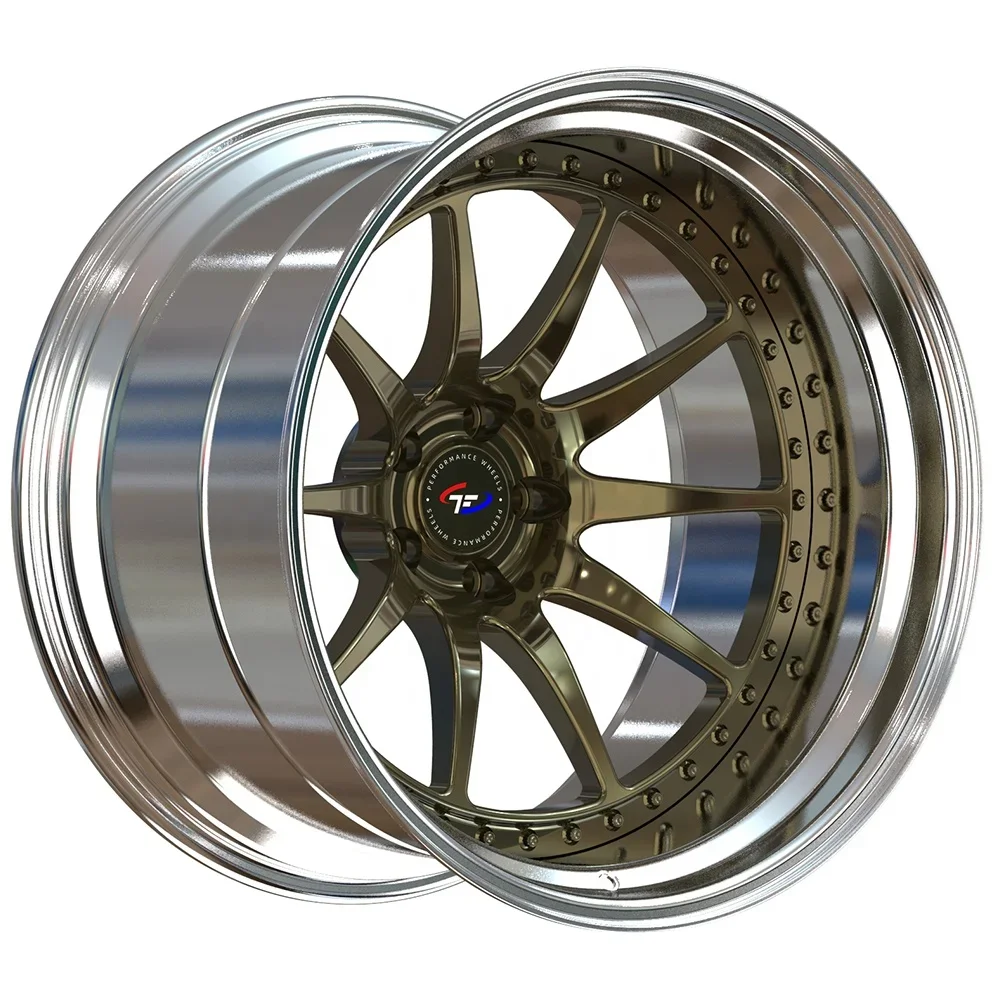 

custom rims 22inch T6061 aluminum alloy deep dish wheels 2 piece wheels 5X114.3