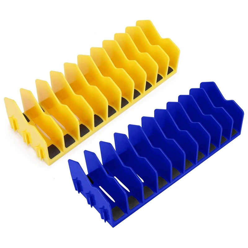 

2Pack Plier Organizer Rack,Plier Holder And Cutter Organizer With Non-Slip Base,Tool Box Organizer,Tool Drawer Organizer
