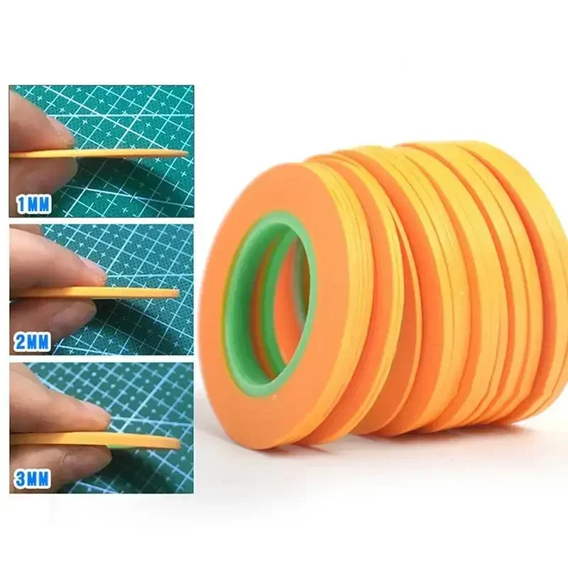 3pcs Pinstripe Tape Fineline Masking Tapes Set Model Masking Tape Automotive Masking Tape for DIY Craft Car Auto Painting Art