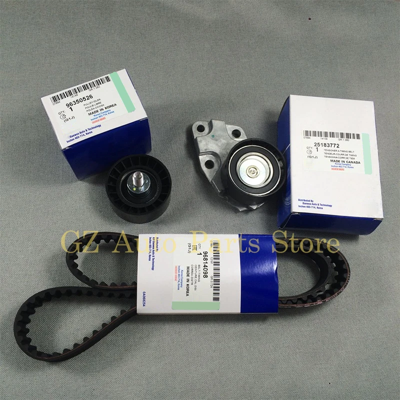 1Set Timing Belt Tensioner For Chevrolet Aveo Daewoo Lanos Buick Excelle 1.6L Kalos Optra Nubira 93744703