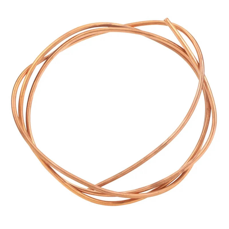 

2m C1100 T2 Copper Tube Soft Coil Pipe For Air Conditioner Refrigerator OD 6mm / ID 5mm