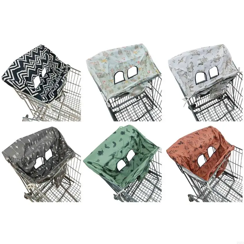 

R66D Supermarket Grocery Cart Case Dustproof Pad Sleeve Baby Dinning Chair Protections Cover for Shopping