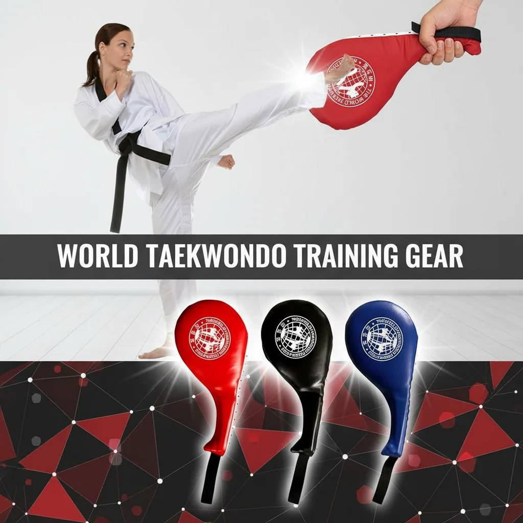 

Taekwondo Kick Pads, Kicking Target Pads Punching Paddles for Tae Kwon Do Karate Kickboxing Martial Arts Training