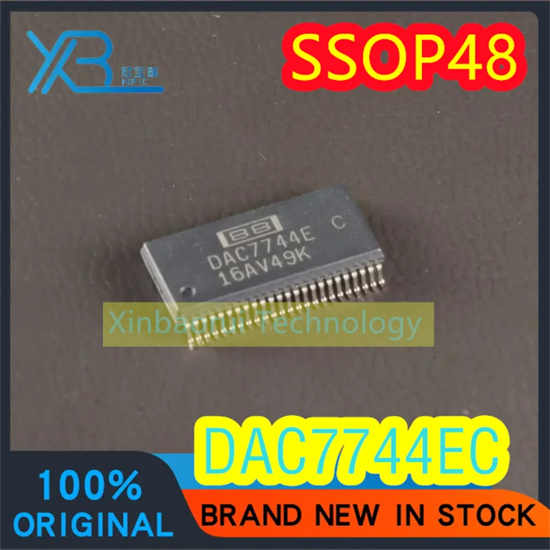 

(2/20pieces) DAC7744E DAC7744EC SSOP48 Quad Voltage Output Digital-to-Analog Converter 100% Brand New Genuine Spot