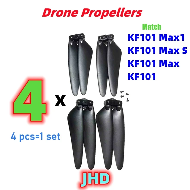 JHD KF101 MAX / KF101 MAX-S Drone Propeller Props Maple Leaf  KF101 MAX Series Original Drone KF101 MAX S Helicopte Blade