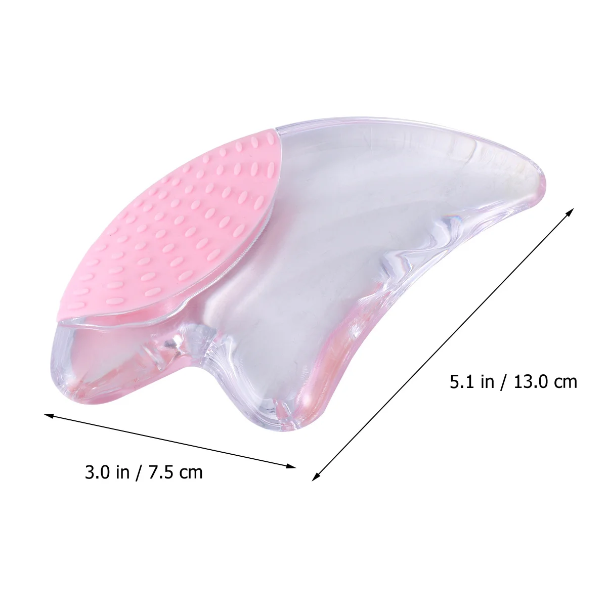 1 قطعة أداة تدليك الوجه غوا شا لوحة قسط الراتنج كشط العلاج الكريستال لوحة للعناية بالبشرة التطهير