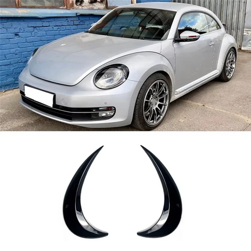 

Universall For VW Beetle 2012-2018 Car Headlight Eyebrow Trim Cover Head Lamp Light Eyelids Eyelash Sticker