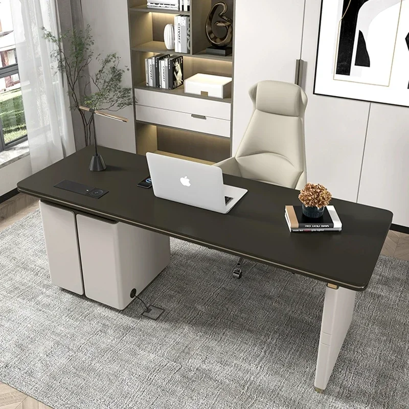 Wooden Designer Luxury Executive Desk Storage Drawers Home Modern Studying Office Desks Laptop Home Scritorio Office Furniture