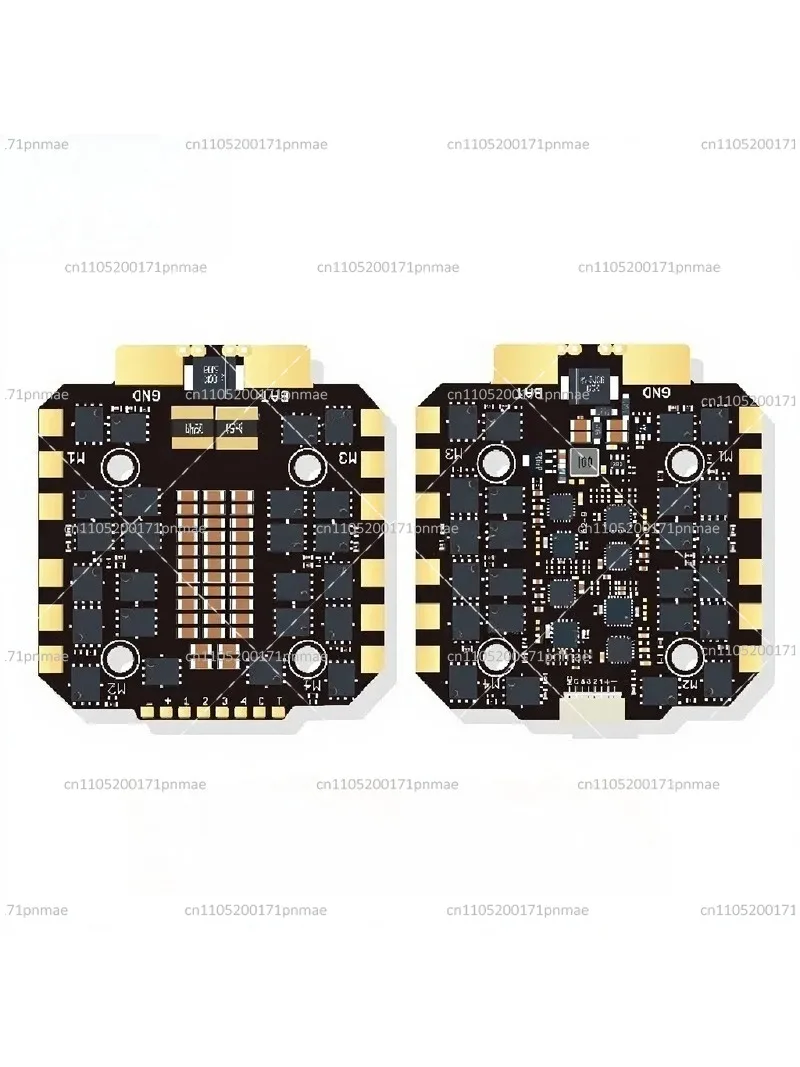 32-bit 4 in 1 Brushless ESC, 8S 100A 8S 120A 12S 100A 12S 120A High Current Electronic Speed Controller for RC Model Aircraft