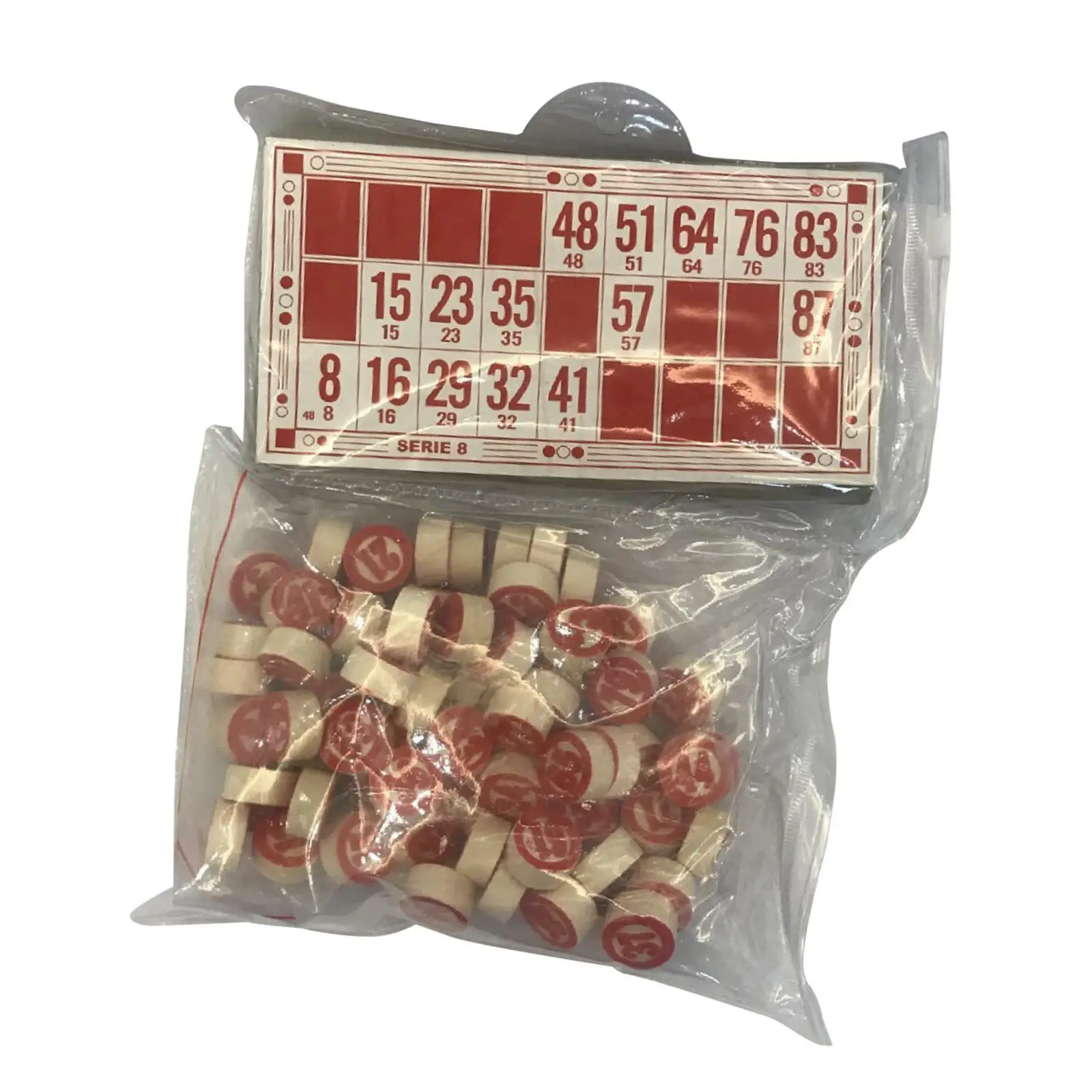 

Traditional Russian Lotto Board Game Set with Accessories Educational Board Game for Family Parties