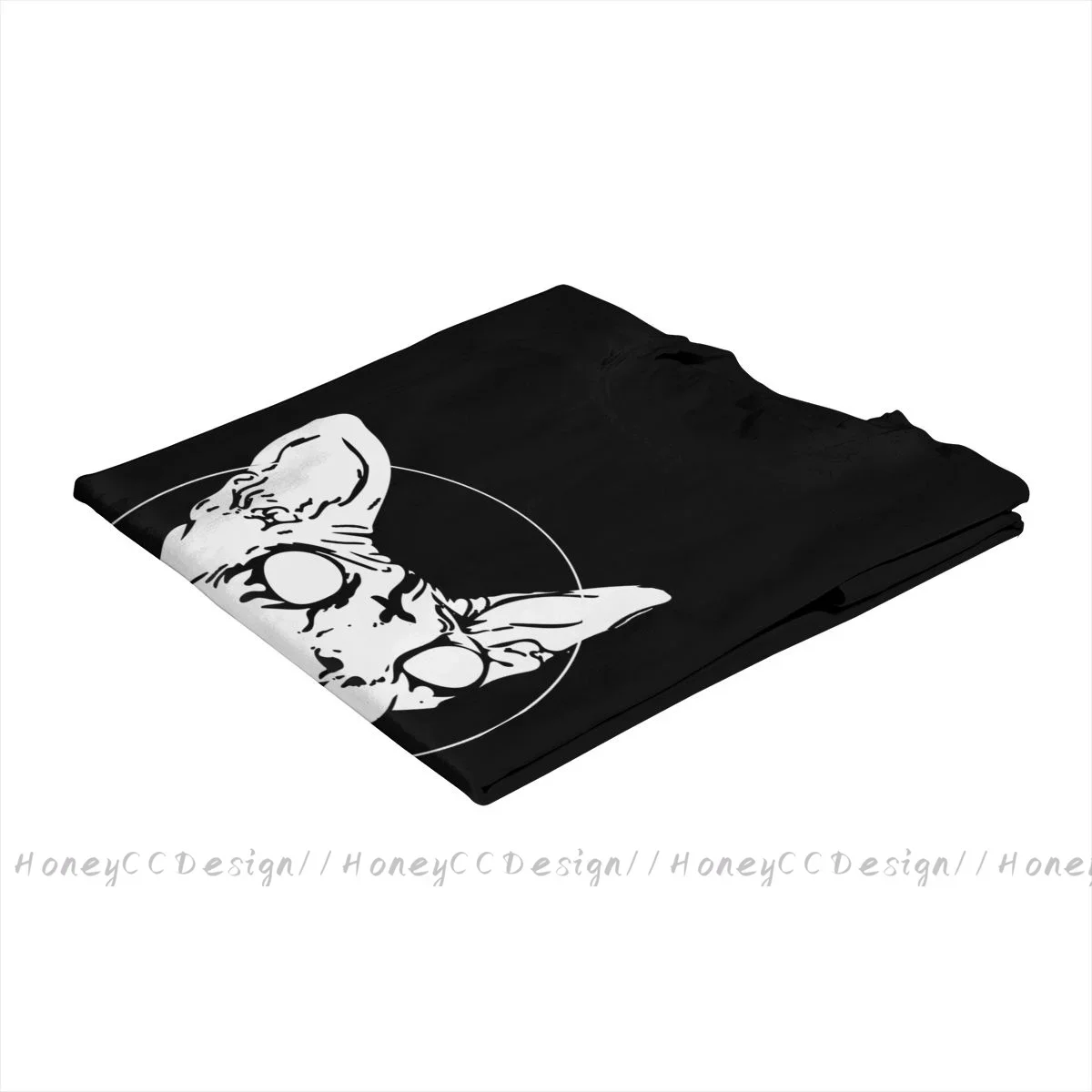 Fashion Meow Music Cat Men Clothing Gothic Cats Pentagram Satan T-Shirt Summer O Neck Shirt Short Sleeve Plus Size image 3