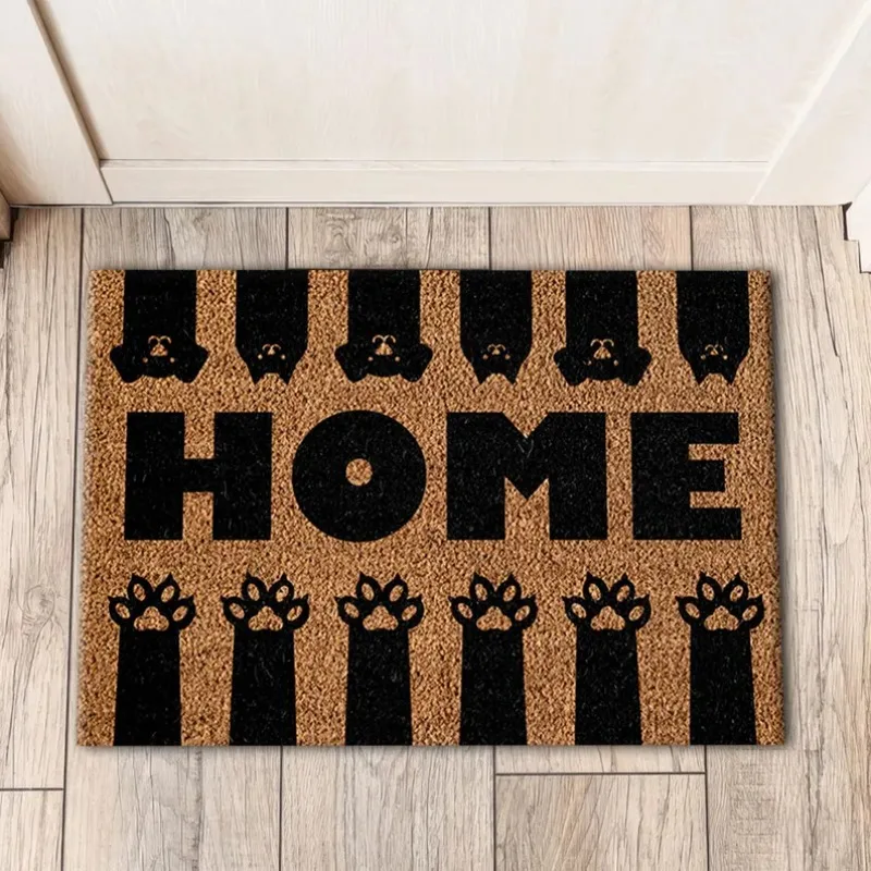Cat & Dog Paw Welcome Mat 1