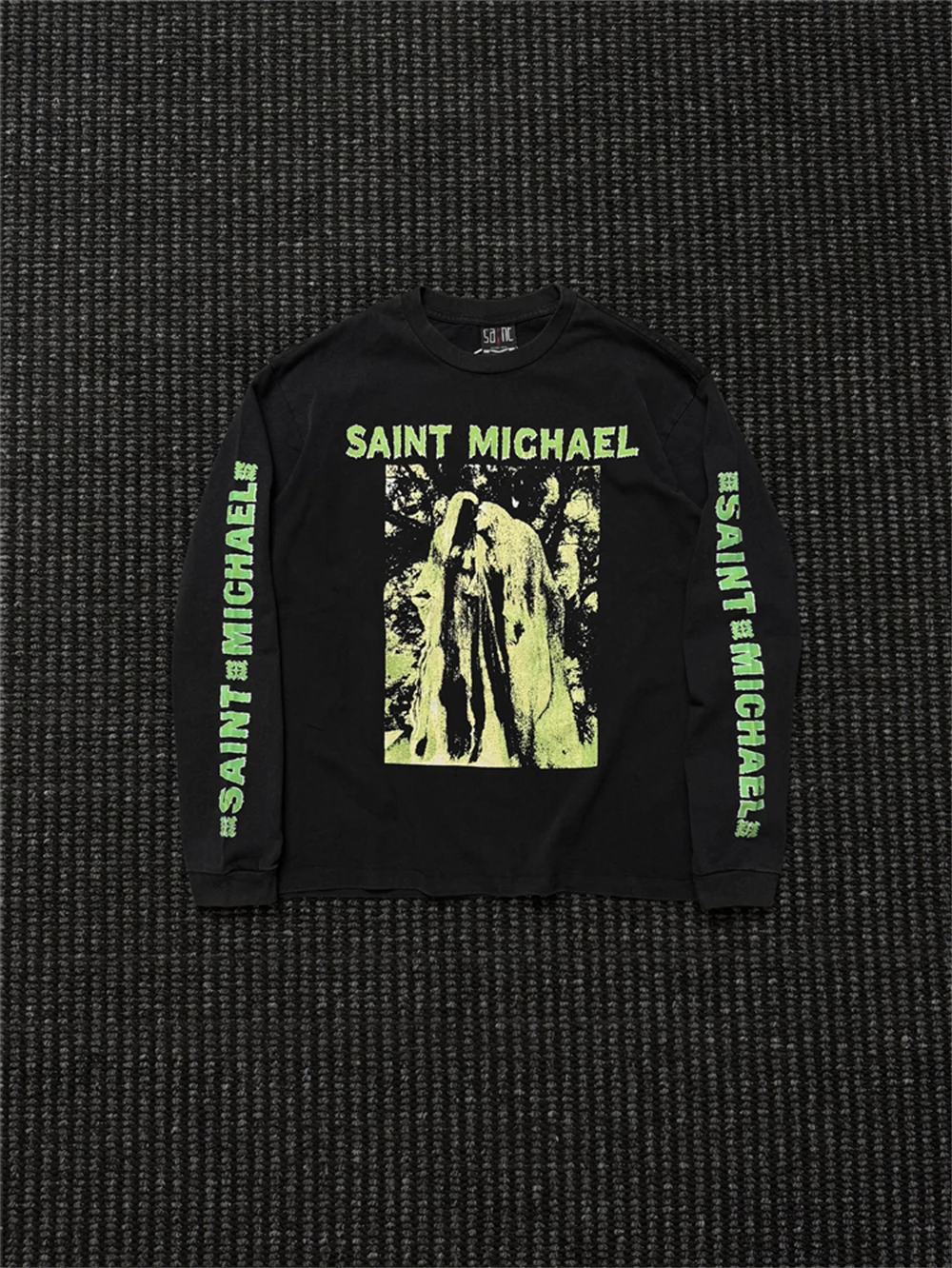Saint Green Ghost Tour 26AW Long Sleeves T Shirt Men Women Tee Tops T-Shirt