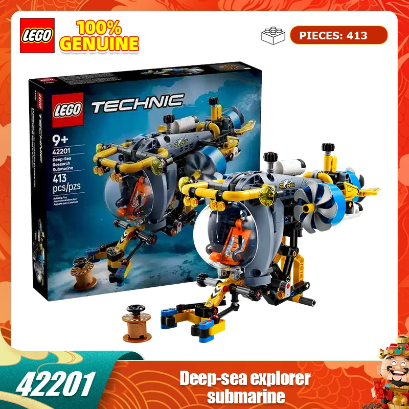 

LEGO Building Blocks Mechanical Group 42201 Deep Sea Research Submarine Boys' and Children's Toys Birthday Gift