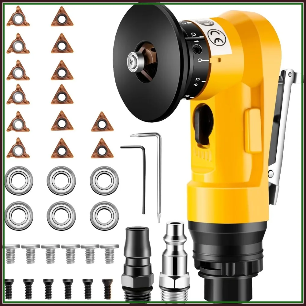 

High-Speed Air Chamfer Tool, 30000 RPM with Blades for Metal, Wood, PVC Deburring and Beveling