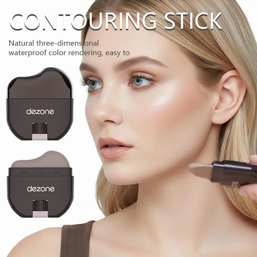 Bâton correcteur mat hydratant, lisse et durable, ombre de nez 3D, imperméable, reflets du visage, maquillage éclaircissant pour le Contour