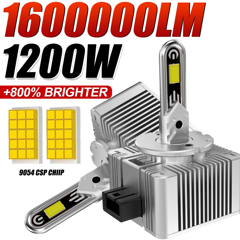 

D1S D3S Led Headlight HID 1:1 D1R D3R 12V 24V Canbus Led Xenon Bulb D4S D2S D2R D4R Auto Light CSP Chip 6500K Plug&Play