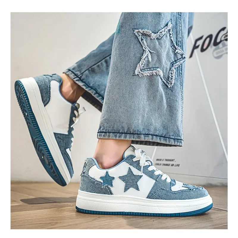 Men Shoes Men Designer Sneakers Male Multicolor Fashion Star Skateboard Shoes Punk Hip Hop Style Student Sport Casual Shoes