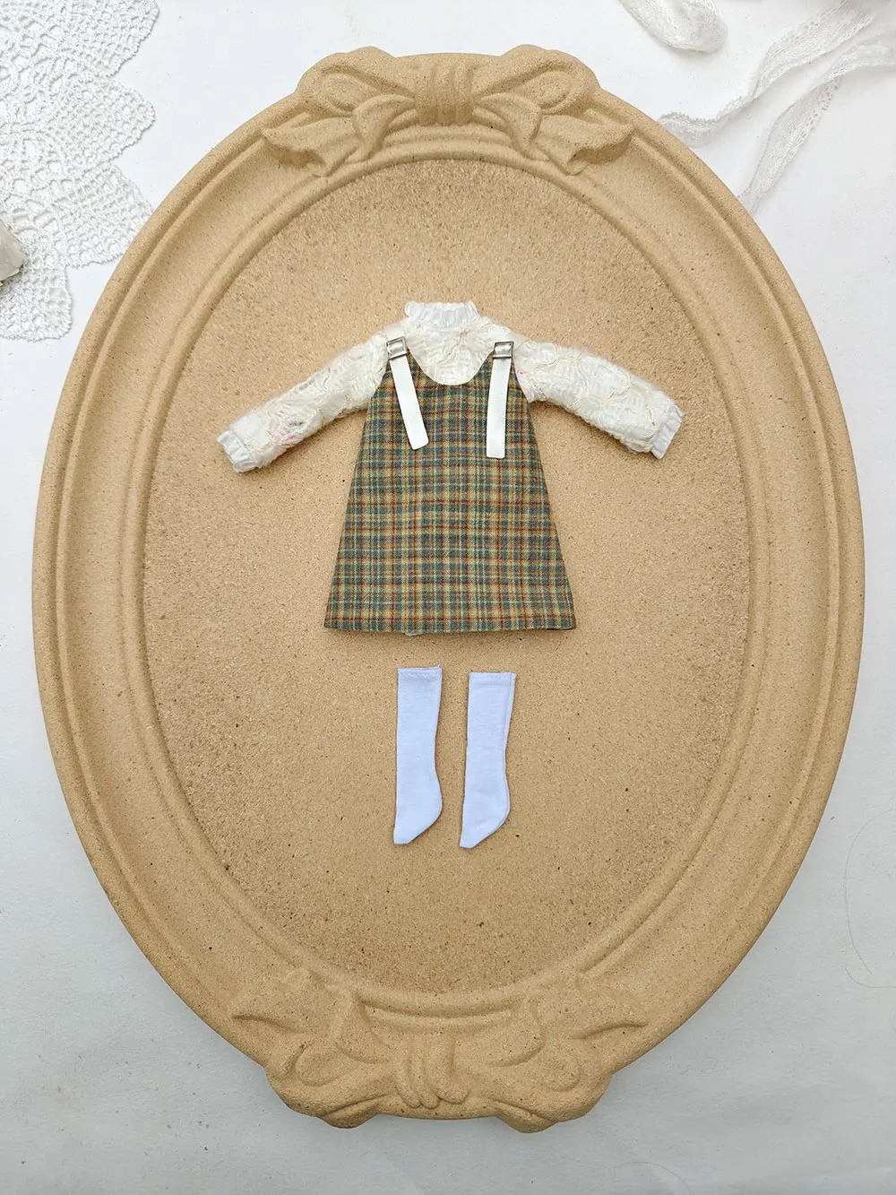 ICY DBS Blythe Puppenkleidung, handgefertigt, täglich, süßes Set, OB22 OB24, AZONE-Zubehör, Blythe-Kleidung, Spielzeug für Mädchen