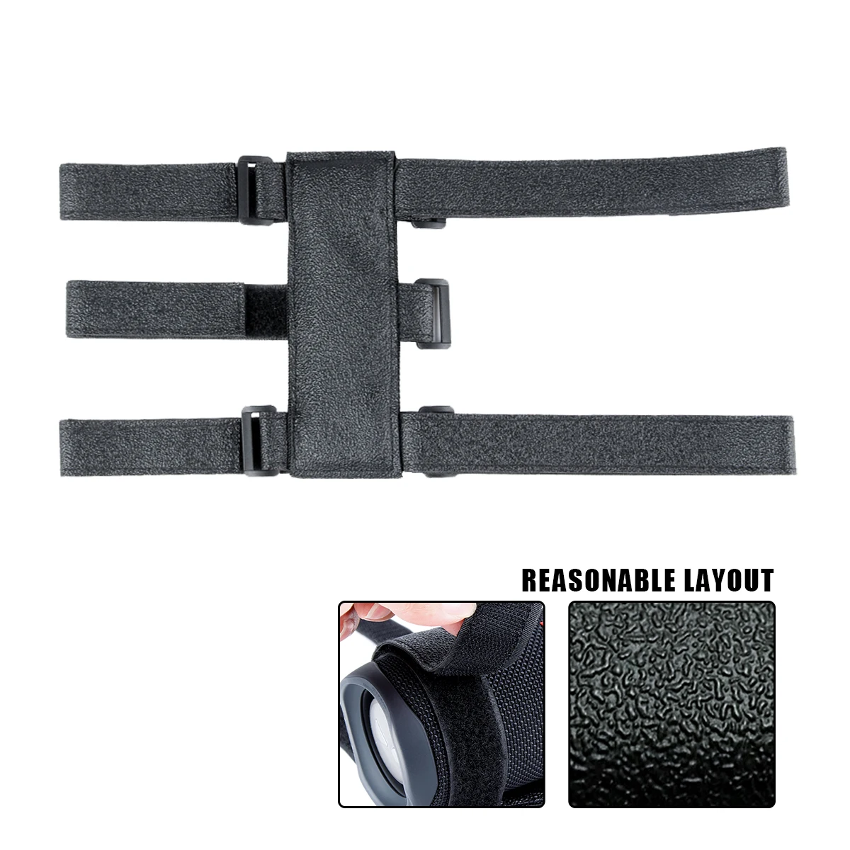 Soporte Universal para altavoz de motocicleta, soporte para correa de bicicleta, ajustable, para viajes al aire libre, Camping, senderismo, ciclismo, soporte para botella de agua