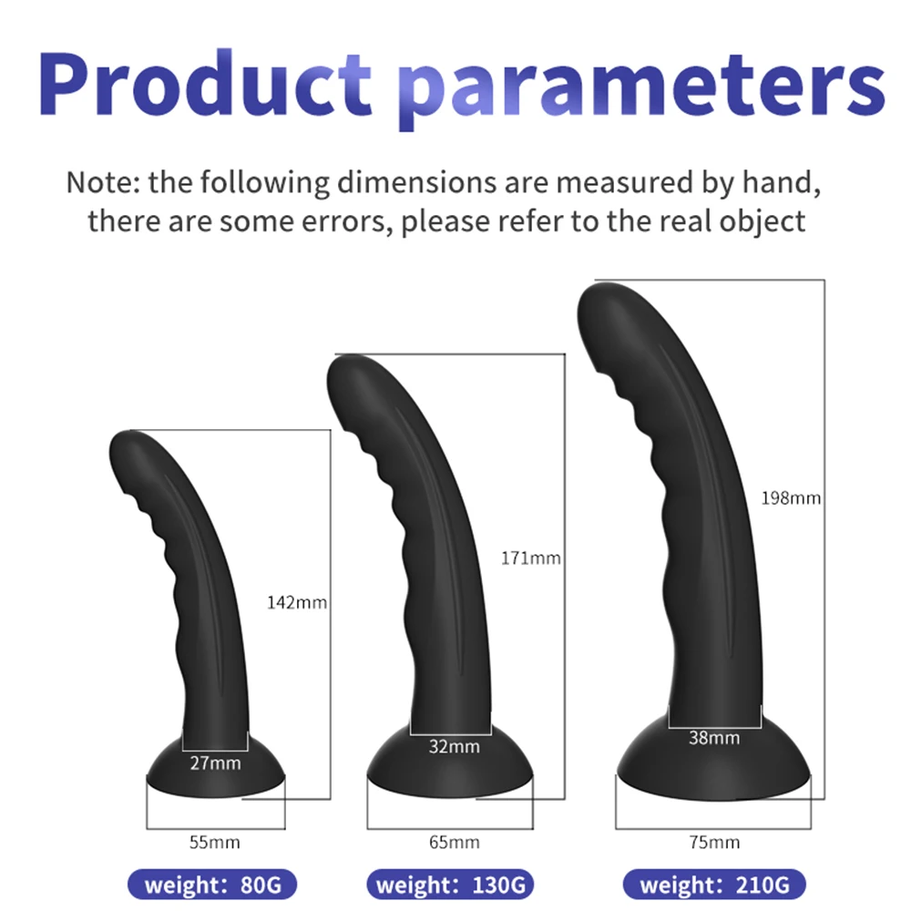 Anal Plug Butt Plug Dildo with Strong Suction Cup Prostate Massager Adult Products Female Masturbation Tool Sex Toys for Couple