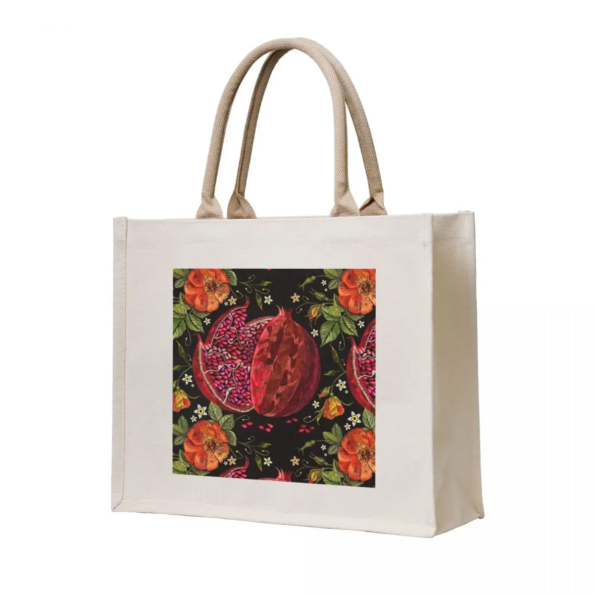 

Embroidery seamless pattern Tote Bag bags luxury women eco bag folding handbag Shopper bag