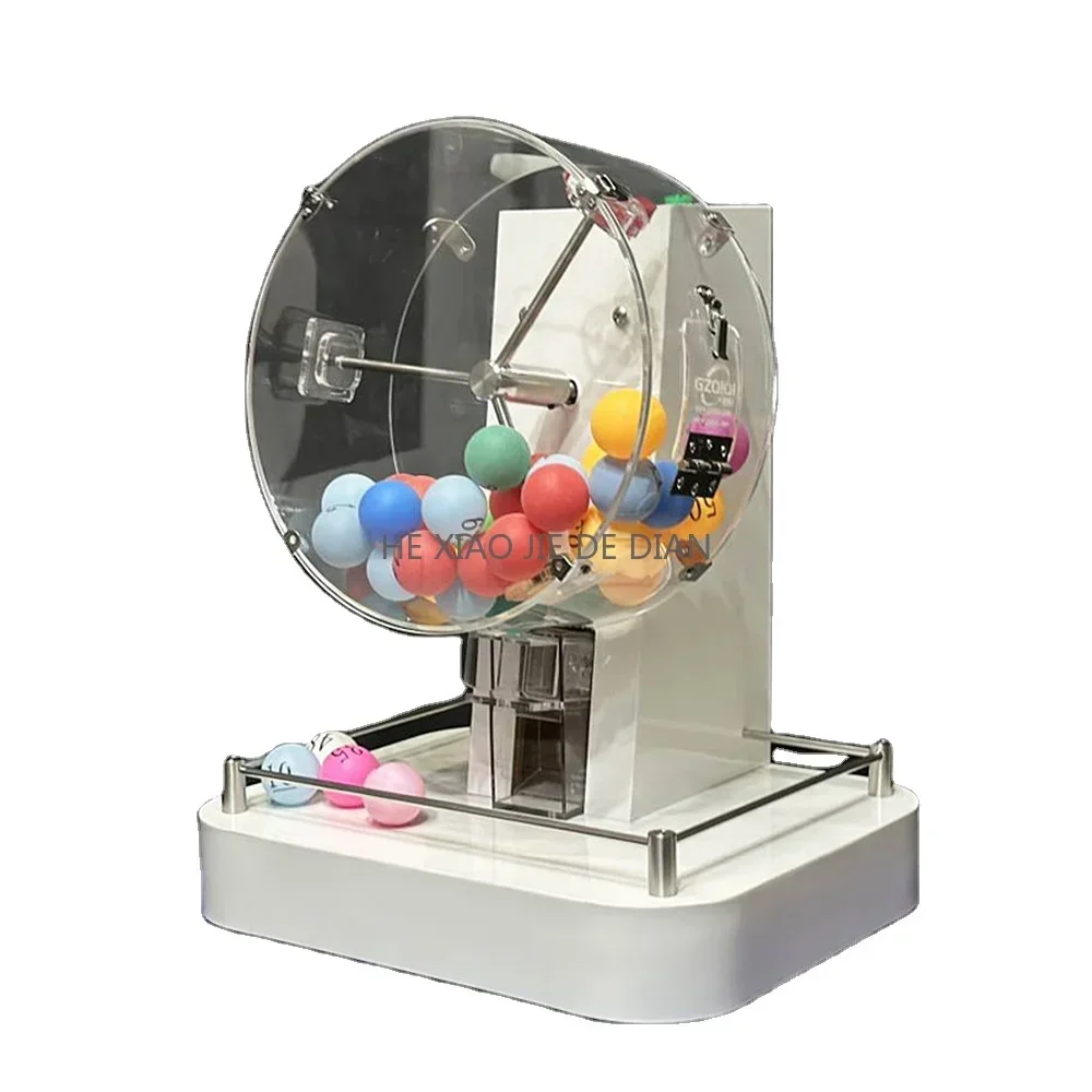 XCL Electric 50-100 Balls Upgrade New Model Tender Lottery Machine Two-color Ball Shaking Bingo Game