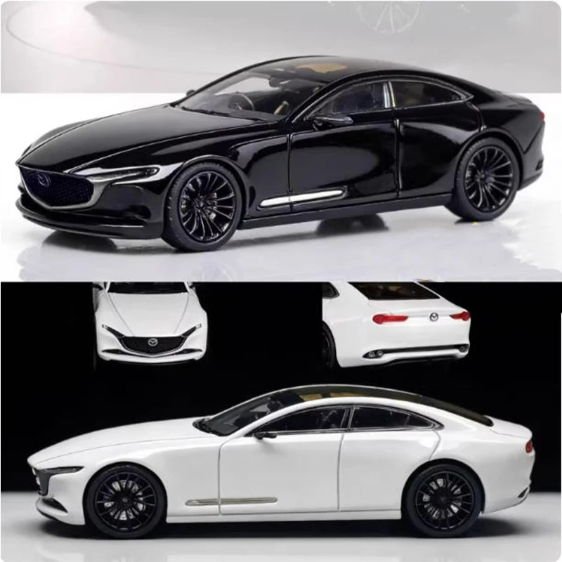 

Масштабная модель автомобиля RM 1:64 VISION Coupe, четырехдверный седан, имитационная модель из сплава, статическая коллекционная модель для демонстрации, подарок, сувенир, украшение