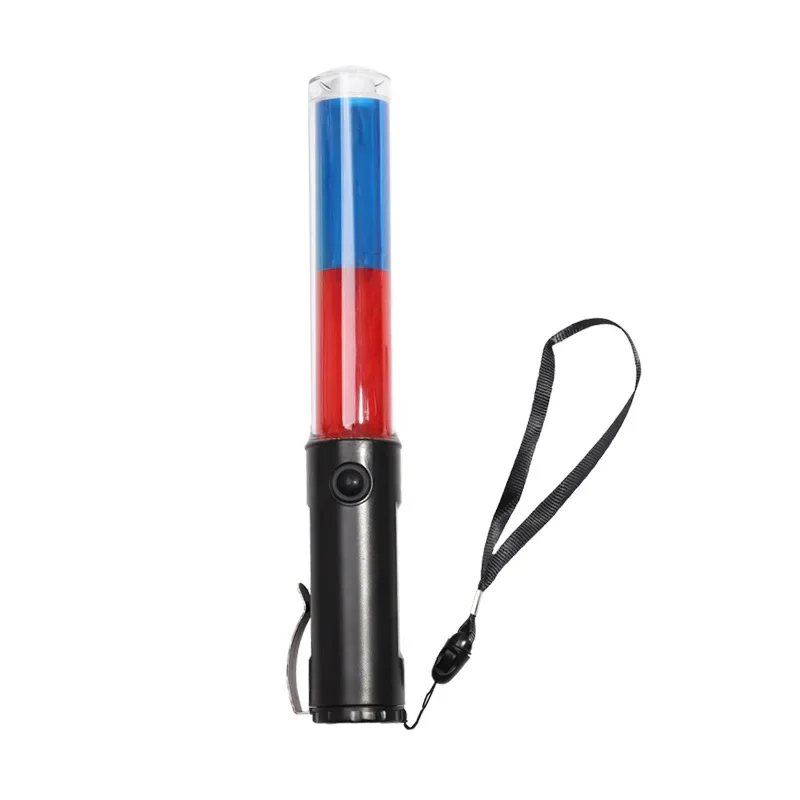 Verkeersbaken Wandlicht Led Veiligheid Bediening langs de weg Zaklamp Verlichting Wands Lucht Vuur Stroboscooplamp Flits Noodknipperend Rood