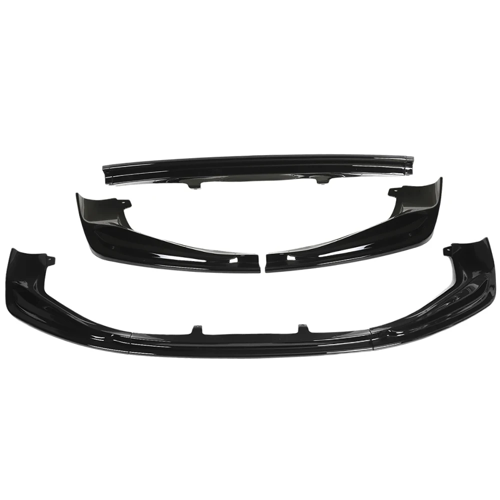 3 Pcs Carbon Fiber Front Bumper Lip Splitter Diffuser Spoiler Chin Body Kit For Lexus IS250/350/200T/300 AWD F-Sport 2014-2016