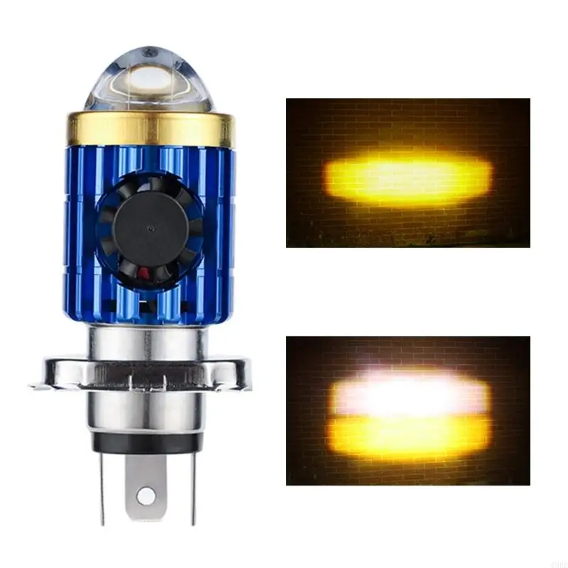 090E 12V-85V Driving Spot Fog Lights External Dual Colour LED Lens Hi/Low Beam Light