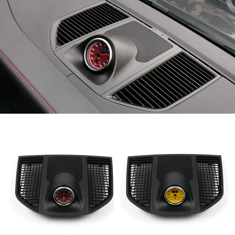 Car Stopwatch Compass Dashboard Clock For Porsche Macan 95B 2014‑2024 Interior Upgrade
