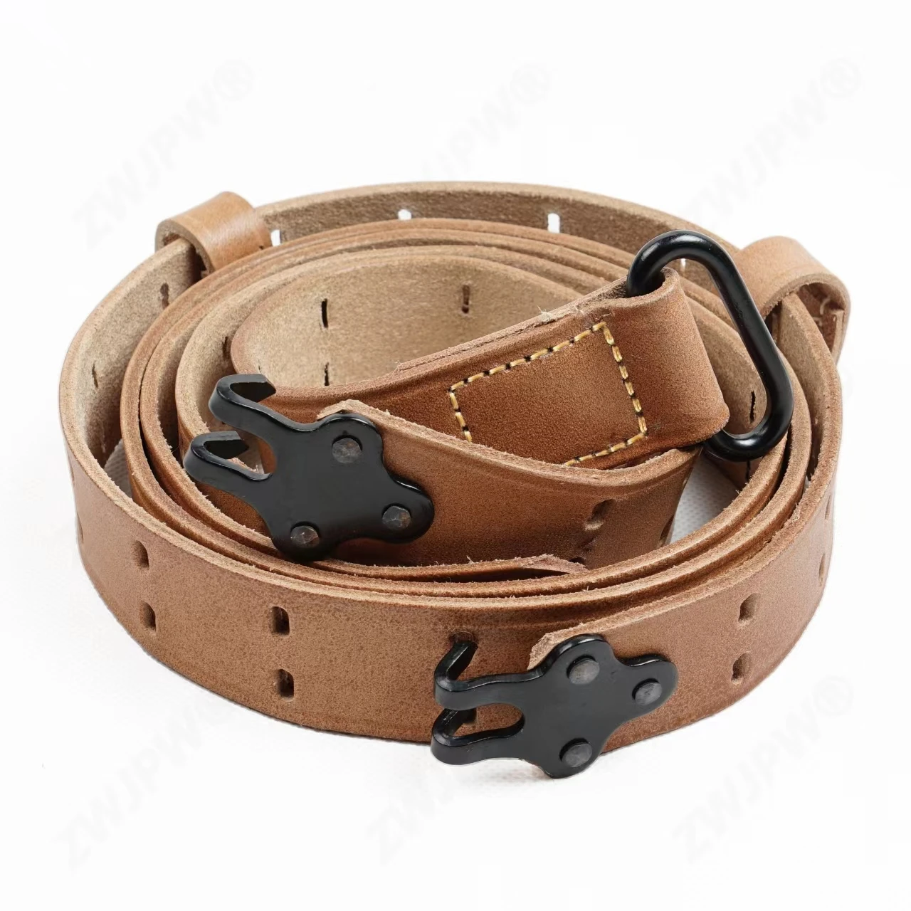 WWII US M1907/M1903/M-1  Garand leather belt  American Military Gun Strap