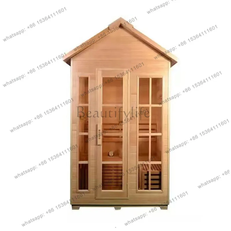 pg-Household outdoor sauna room single double steam room dry steam room customized multi-person