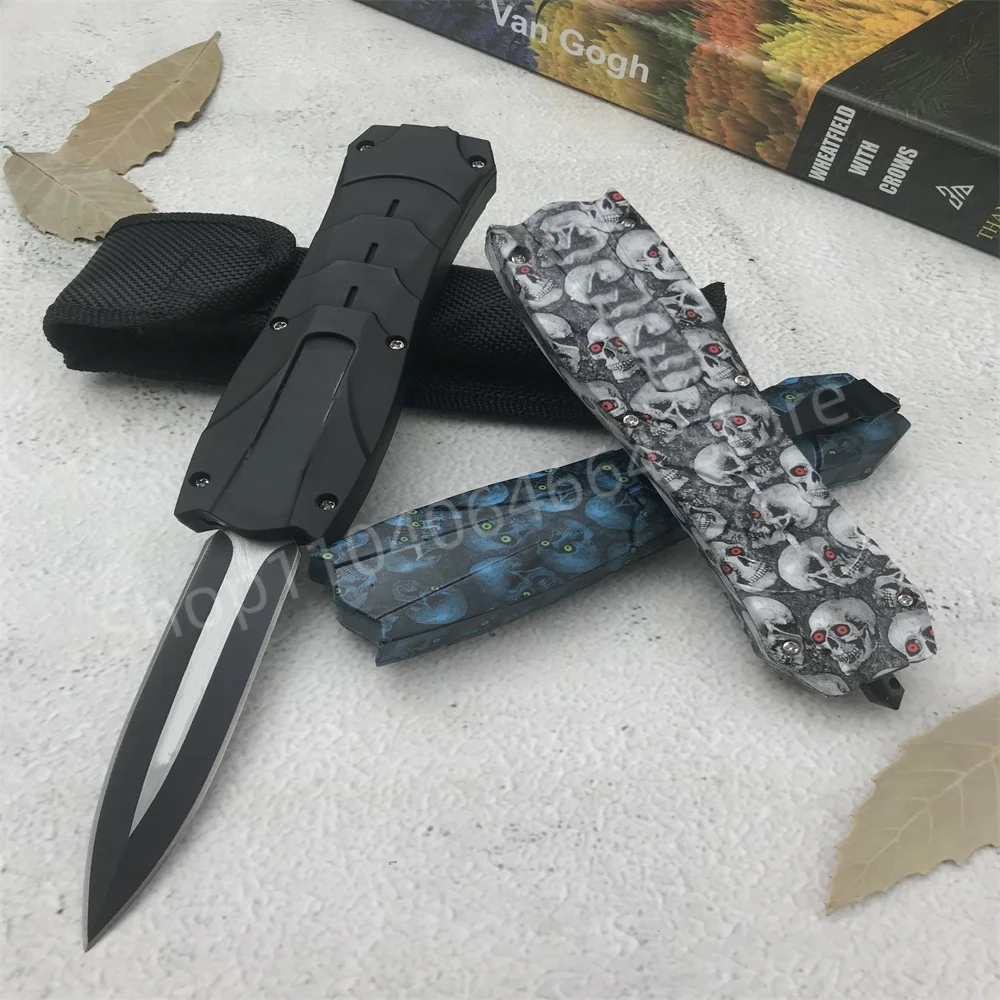 4 Styles Halloween Gifts Pocket Knife High Quality EDC Outdoor Knives 440C Blade ABS Handle Camping Hiking Hunting Tools