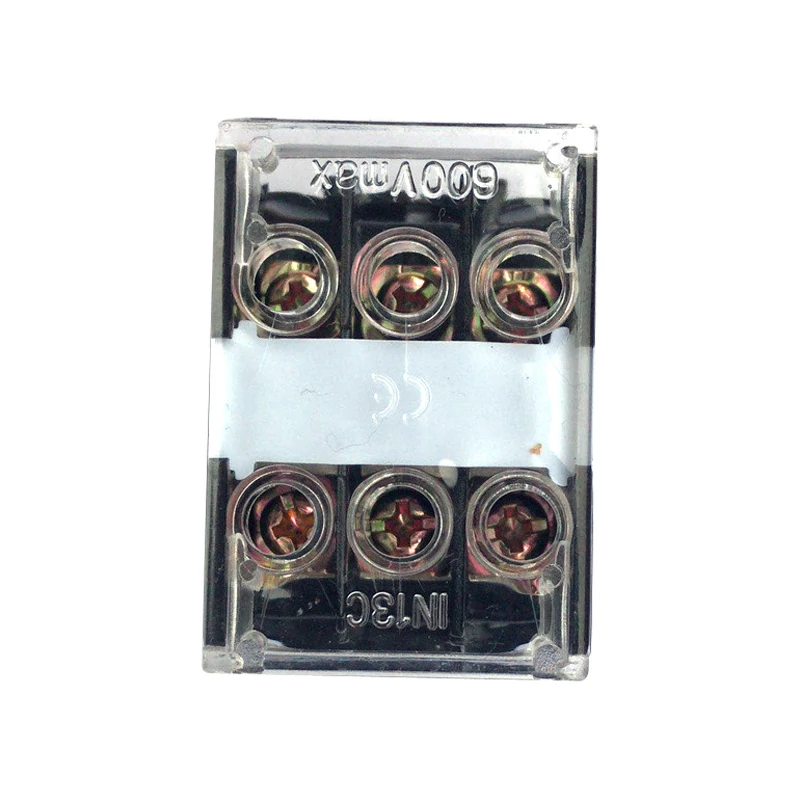 1PCS IN13SBK 20A/3P Rail Combination Terminal Block Wiring Block