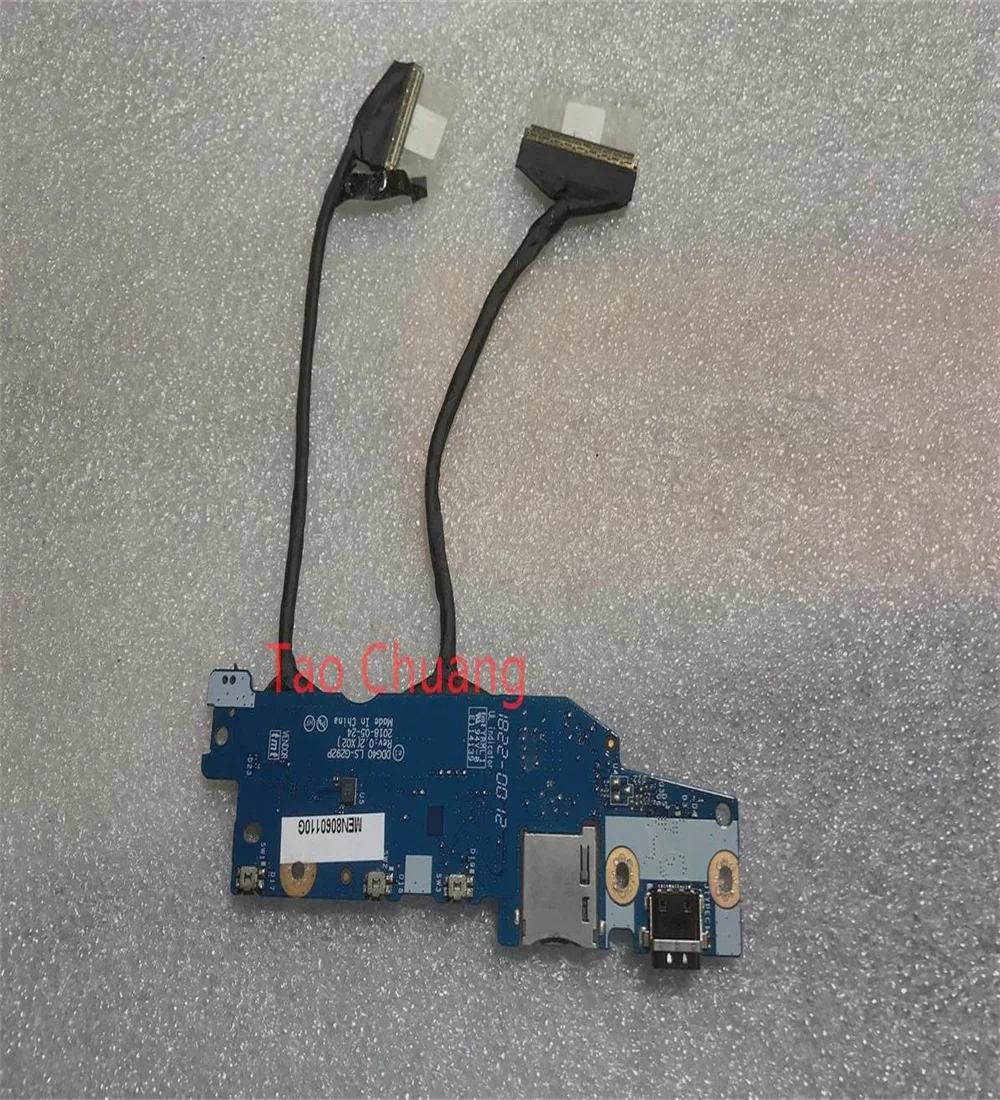 FOR Dell Inspiron Chromebook 14 7486 USB Card Reader Switch Button Board LS-G292P