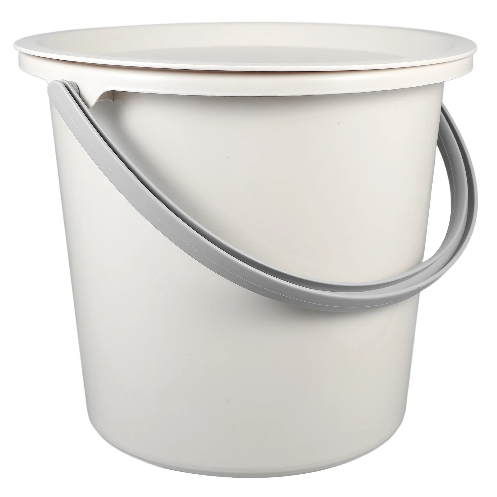 

1 set 1 Set Large Capacity Water Storage Bucket Plastic Container Handle Lid For Home Laundry Cleaning Bath Outdoor Use