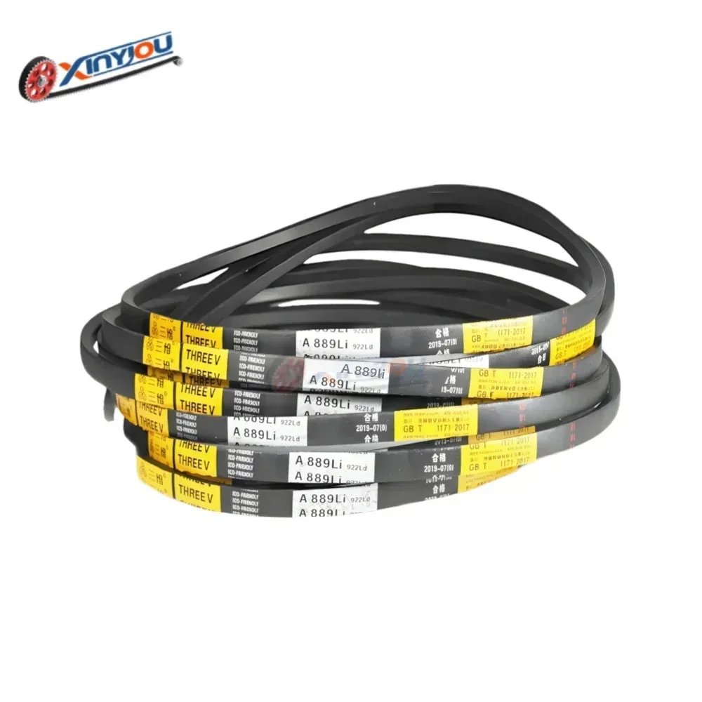 Three dimensional triangular belt A type A2616/2642/2650~~4500/4700/6300Li type transmission belt type industrial machine belt