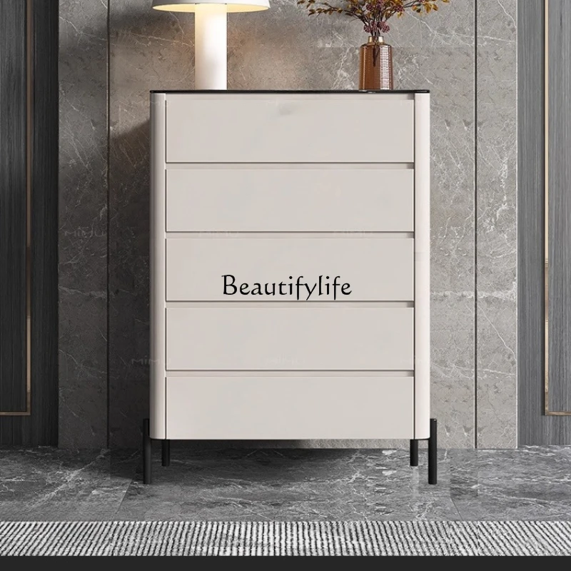 

Italian minimalist solid wood five or six chests, chests, chests, modern minimalist living room, bedroom, lockers