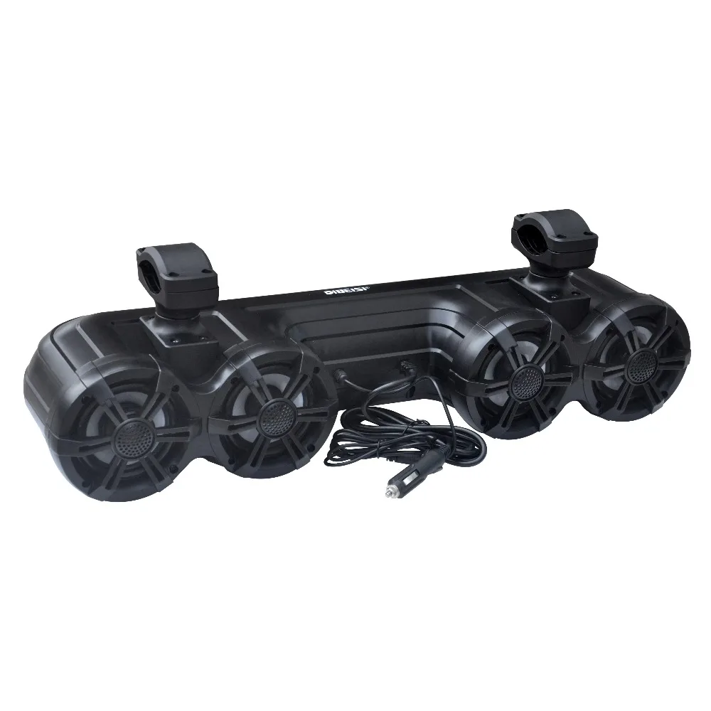 New ATV/UTV Speaker 4 Waterproof Marine Speaker Golf Cart Speaker with BT and RGB Lights DBS4083