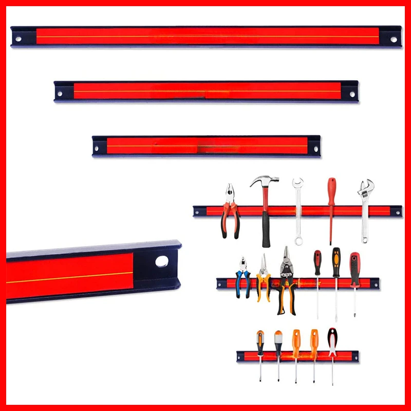 Heavy-duty Magnet Tool Bar Strip Rack,Magnetic Tool  Holder,Wrench Organizer Wall Mounted Storage Tool Bar Strip Rack Space-Save